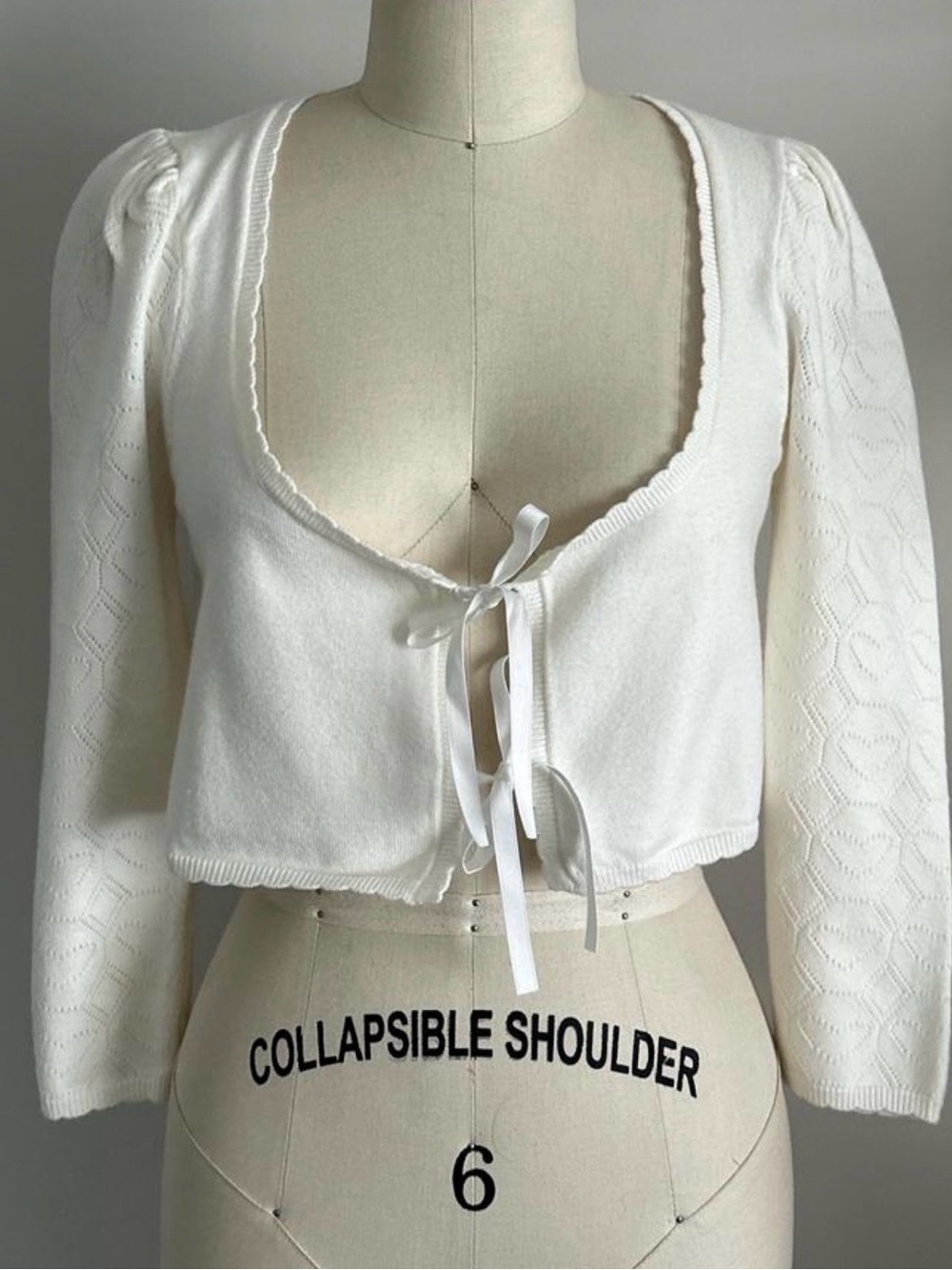 For Love & Lemons white tie front cardigan